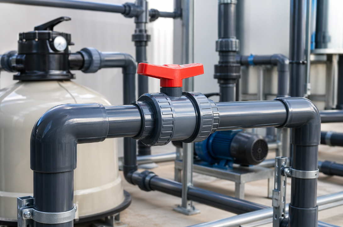 High-Performance Plastic Piping System for Industrial Fluid Handling Solutions